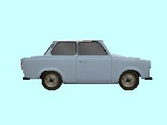 Trabant_601_blau_weiss_Limo_immo