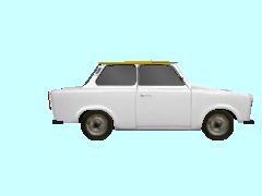 Trabant_601_weiss_gelb_Limo